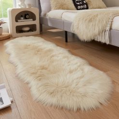Soft Faux Fur Area Rug