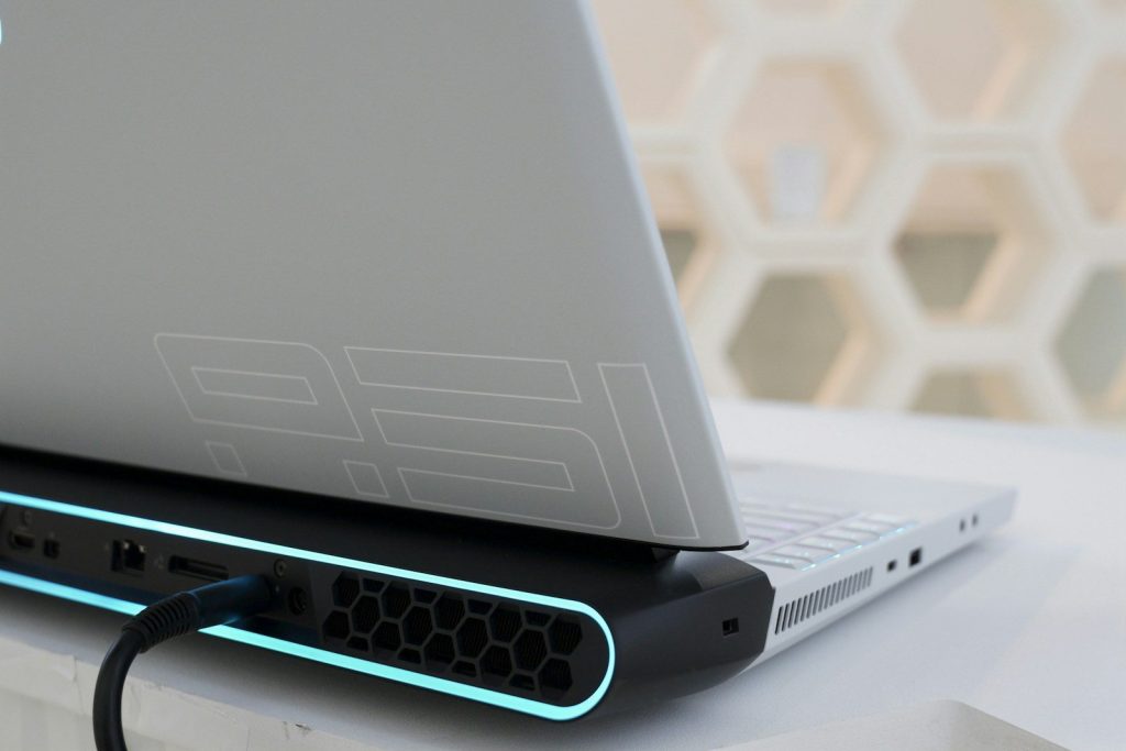 black and silver laptop computer