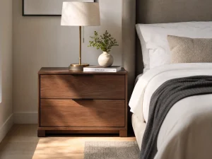 Modern Nightstand with Drawers