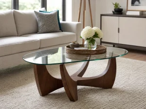 Glass Top Coffee Table