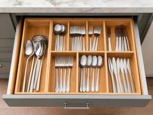 Bamboo Kitchen Organizer